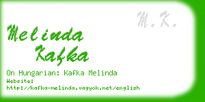 melinda kafka business card